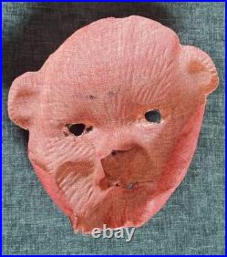 Rare COLLEGEVILLE BUSTER BEAR Child's Halloween Costume In Box With Mask c 1930s