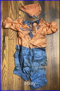 Rare COLLEGEVILLE BUSTER BEAR Child's Halloween Costume In Box With Mask c 1930s