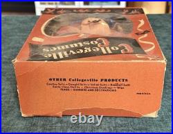 Rare COLLEGEVILLE BUSTER BEAR Child's Halloween Costume In Box With Mask c 1930s