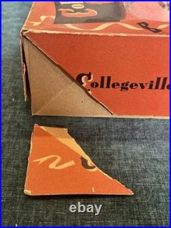 Rare COLLEGEVILLE BUSTER BEAR Child's Halloween Costume In Box With Mask c 1930s