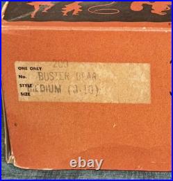 Rare COLLEGEVILLE BUSTER BEAR Child's Halloween Costume In Box With Mask c 1930s