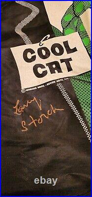 Rare Cool Cat Collegeville Costume Mask Signed By Voice Actor Larry Storch