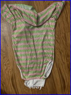 Rare High School Musical Sharpay Halloween Costume Size Large Green and Pink