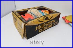 Rare Lot of 3x Vtg 1960s Ben Cooper Masks Hardy Har Har Yogi Bear Queen Atom Ant