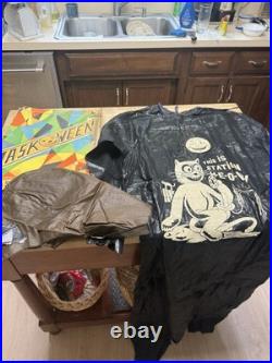 Rare Maskoween Vintage Antique 1930's Halloween Costume (Felix, The Cat) With Box