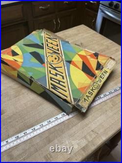 Rare Maskoween Vintage Antique 1930's Halloween Costume (Felix, The Cat) With Box