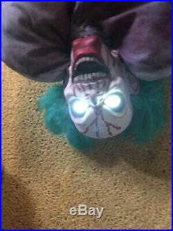 Rare Spirit Halloween Bloody Bag of Jokes Clown Animatronic Prop