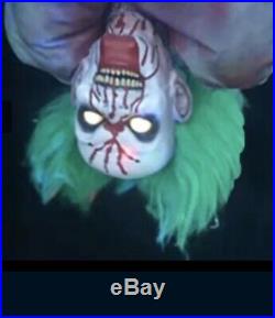 Rare Spirit Halloween Bloody Bag of Jokes Clown Animatronic Prop