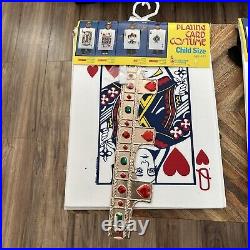 Rare VINTAGE COLLEGEVILLE HALLOWEEN COSTUMES CHILDS 4-10 Playing Card Set Poker