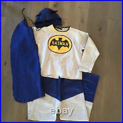 Rare Vintage 1960s Childs Batman Costume