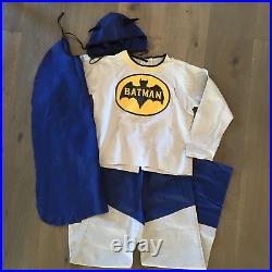 Rare Vintage 1960s Childs Batman Costume