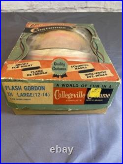 Rare Vintage 1960s Flash Gordon Halloween Costume Collegeville Astronaut In Box