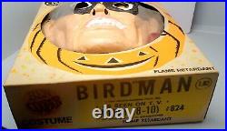Rare Vintage 1965 Ben Cooper Birdman Mask Costume Box Halloween Hanna-Barbera