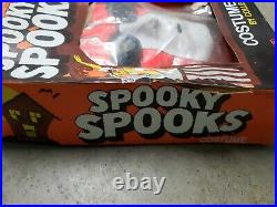 Rare Vintage Skeleton Spooky Spooks Collegeville Halloween (SPIDER) Costume 70's