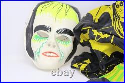 Rare Vtg 1960's Ben Cooper VAMPIRE Bland Charnas Monster Halloween Costume Mask