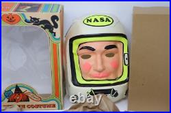 Rare Vtg 1966 Ben Cooper LOST IN SPACE Astronaut Mask Costume Superhero Rayon