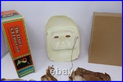 Rare Vtg 1966 Ben Cooper LOST IN SPACE Astronaut Mask Costume Superhero Rayon