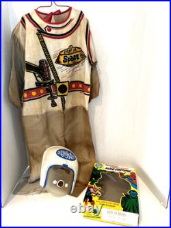 Rare Vtg 1966 Ben Cooper LOST IN SPACE Astronaut Mask Costume Superhero with Box
