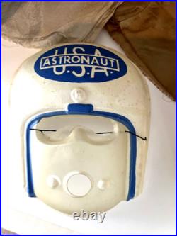 Rare Vtg 1966 Ben Cooper LOST IN SPACE Astronaut Mask Costume Superhero with Box