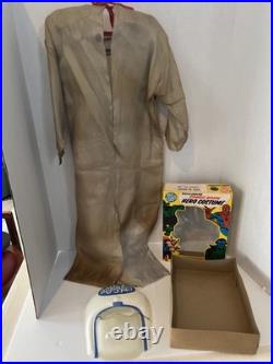 Rare Vtg 1966 Ben Cooper LOST IN SPACE Astronaut Mask Costume Superhero with Box