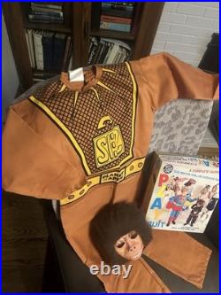 Rare Vtg 1974 Ben Cooper Planet Of The Apes Mask Costume with Box New