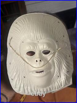 Rare Vtg 1974 Ben Cooper Planet Of The Apes Mask Costume with Box New
