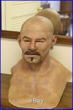 Rarer than rare! SPFX PROTOTYPE Handsome Guy Mask with hair and scar
