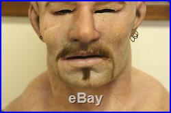 Rarer than rare! SPFX PROTOTYPE Handsome Guy Mask with hair and scar