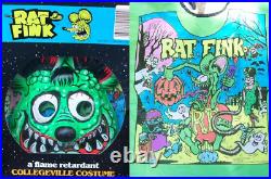 Rat Fink Big Daddy Roth Collegeville VTG 1990 Halloween costume not Ben Cooper