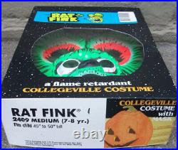 Rat Fink Big Daddy Roth Collegeville VTG 1990 Halloween costume not Ben Cooper