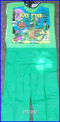 Rat Fink Big Daddy Roth Collegeville VTG 1990 Halloween costume not Ben Cooper