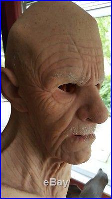 Realflesh Silicone Old Man Mask Sugar Daddy not SPFX NO RESERVE