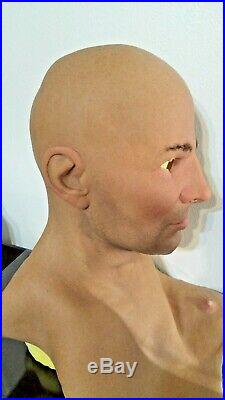 Realflesh movie star realistic silicone mask with eyebrows (not CFX or SPFX)