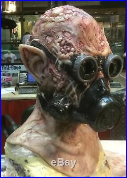 Realistic Professional Silicone Power Mesh Full Cowl Mask Mad Scientist