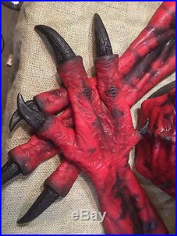 Red Berserker Silicone Mask And Talon Sleeves Immortal Masks