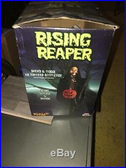 Rising Reaper Spirit Halloween Prop Animated Rare Htf Gemmy Morbid