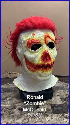 Ronald Zombie McDonald Full Halloween Costume Mask And Suit