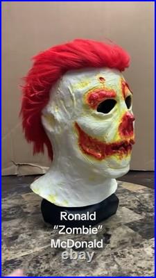 Ronald Zombie McDonald Full Halloween Costume Mask And Suit
