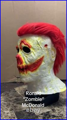 Ronald Zombie McDonald Full Halloween Costume Mask And Suit