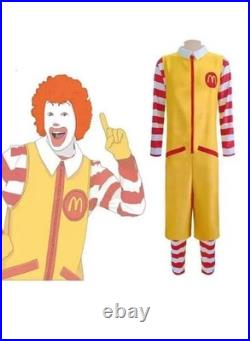 Ronald Zombie McDonald Full Halloween Costume Mask And Suit