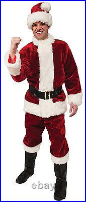 Rubie's Adult Crimson Regency Plush Santa Suit With Gloves (3X-Large)