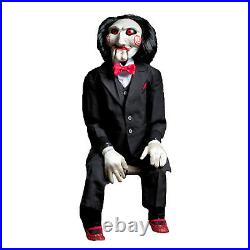 SAW Billy the Puppet Clown Jigsaw Killer Replica Movie Prop Halloween Decoration