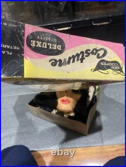 SCARCE 1964 Ben Cooper Lily Munster Halloween Costume And Mask With Box