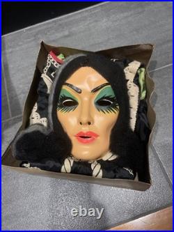 SCARCE 1964 Ben Cooper Lily Munster Halloween Costume And Mask With Box