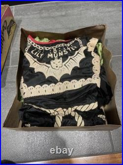 SCARCE 1964 Ben Cooper Lily Munster Halloween Costume And Mask With Box