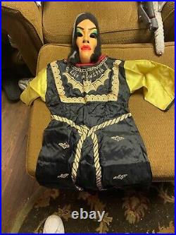 SCARCE 1964 KayroVue/Ben Cooper Lilly Munster Halloween Costume, Mask