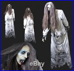 SCAREFATORY FEMALE ZOMBIE Animatronic -Professional Halloween Haunted House Prop