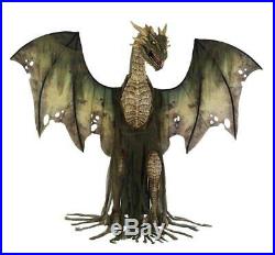 SEE VIDEO Animated LifeSize FOREST DRAGON RHAEGAL HALLOWEEN PROP Outdoor Haunted