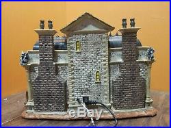 SEE VIDEO Lemax Spooky Town Rest in Pieces Mausoleum Crematory Halloween Village