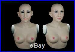 SFA1 A female realistic silicone masklatex maskbecome a beauty